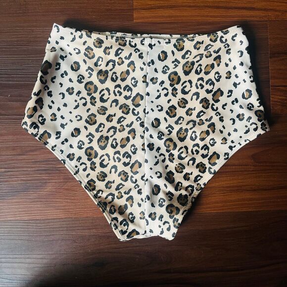 REFORMATION Malibu Leopard High-waisted Bikini Swimsuit Set XS / Small - Picture 8 of 9